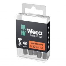 WERA 840/4 IMP DC Hex-Plus 6x50 Impaktor bits (10 Pack)