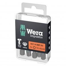 WERA 867/4 IMP DC TORX? 40x50mm Impaktor bits (10 Pack)