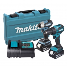 MAKITA DLX2539ST 18v DHP490/DTD157 Twin Pack with 2x5ah Batteries