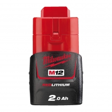 MILWAUKEE M12B2 M12 12v 2ah Red Lithium-Ion Battery