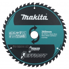 MAKITA E-27763 260x30mm 45T Efficut Saw Blade