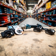 MAKITA DGA463RTJ 18v Brushless 115mm Grinder with 2x5ah Batteries