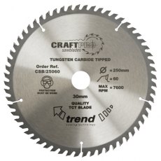 TREND CSB/18458 184mm x 30mm 58T Craft Saw Blade