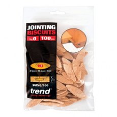 TREND BSC/0/100 Wooden Biscuits No.0 - Pack of 100