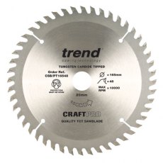 TREND CSB/PT16548 165mm x 20mm 48T Plunge Saw Blade