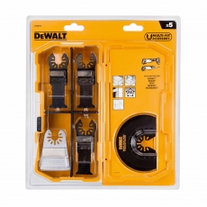 DEWALT DT20715QZ 5pc Multi Tool Oscill Blade Set