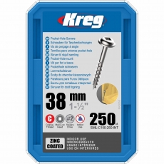 KREG SML-C150-250-INT 38mm No.8 Coarse Washer Head Screws 250pk