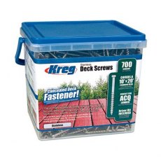 KREG SDK-C2SS-700 51mm No.8 Coarse S/Steel Pan Head Deck Screws 700 pack