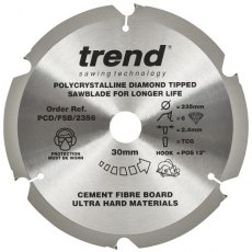 TREND PCD/FSB/2356 235mm x 30mm 6T PCD Saw Blade