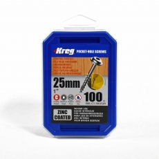 KREG  SML-C1-100-INT 25mm Coarse Washer Head Screws 100pk