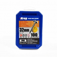 KREG  SML-C125-100-INT 32mm Coarse Washer Head Screws 100pk