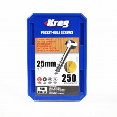 KREG SPS-C1-250-INT 25mm Coarse Pan Head Screws 250pk