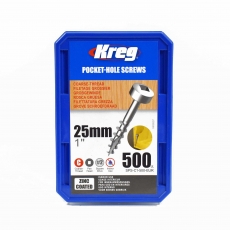 KREG SPS-C1-500-INT 25mm Coarse Pan Head Screws 500pk