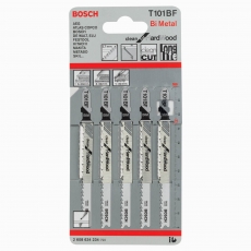 BOSCH Jigsaw blade T 101 BF Clean for Hard Wood 5 pack