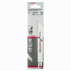BOSCH Sabre saw blade S 922 HF Flexible for Wood and Metal 5 pack