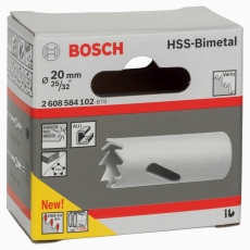 BOSCH 20 mm, 25/32" HSS bi-metal holesaw for standard adapters