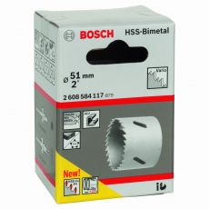 BOSCH 51 mm, 2" HSS bi-metal holesaw for standard adapters