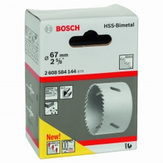 BOSCH 67 mm, 2 5/8" HSS bi-metal holesaw for standard adapters