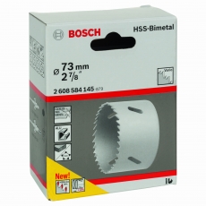 BOSCH 73 mm, 2 7/8" HSS bi-metal holesaw for standard adapters