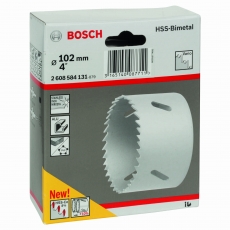 BOSCH 102 mm, 4" HSS bi-metal holesaw for standard adapters