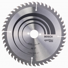 BOSCH 230 x 30 x 2,8 mm, 48 Optiline Wood circular saw blade