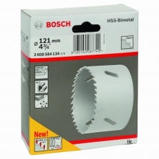 BOSCH 121 mm, 4 3/4" HSS bi-metal holesaw for standard adapters