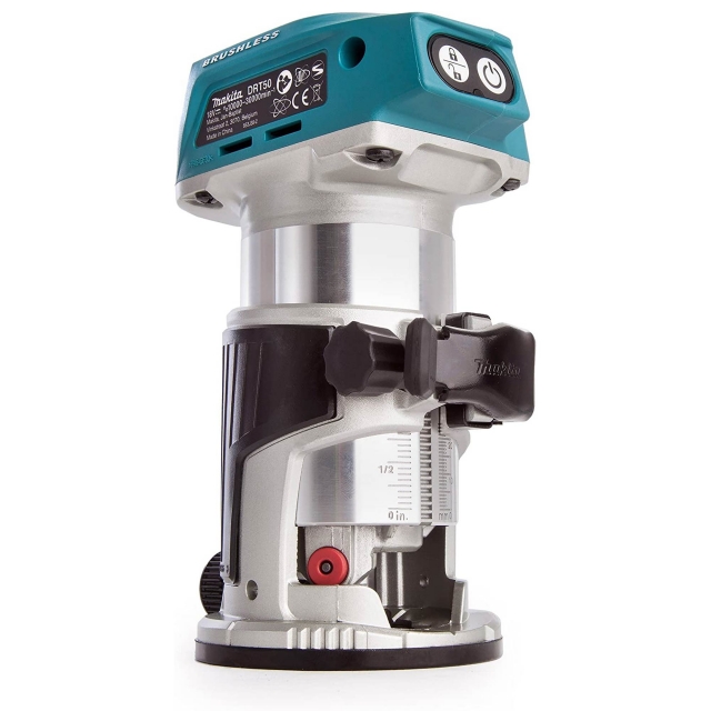 MAKITA MAKITA DRT50ZJ 18v Brushless Router/Trimmer BODY in Makpac Case