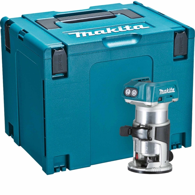 MAKITA MAKITA DRT50ZJ 18v Brushless Router/Trimmer BODY in Makpac Case