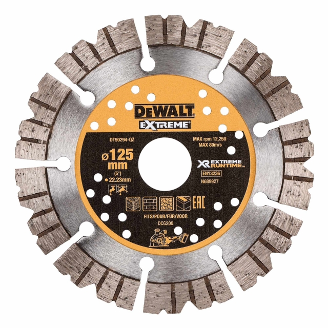 DEWALT DEWALT DT90294 125mm x 22mm Extreme Diamond Blade