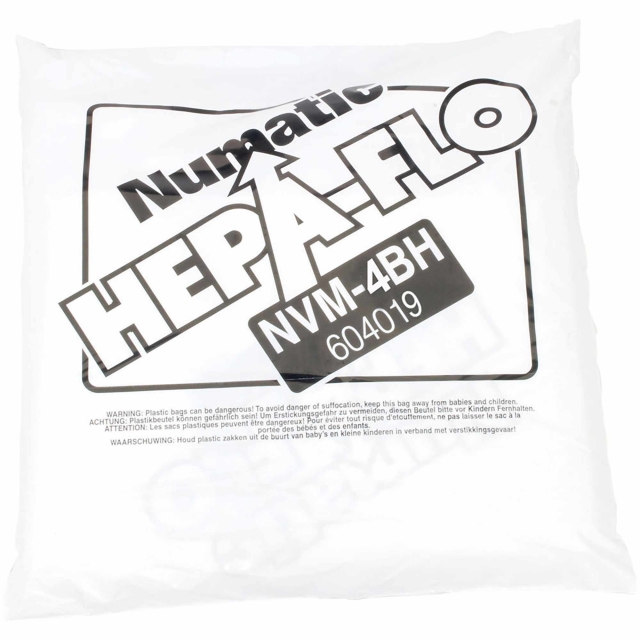 NUMATIC NUMATIC NVM-604019 Hepaflo Dust Bags 10pk NVM-4BH
