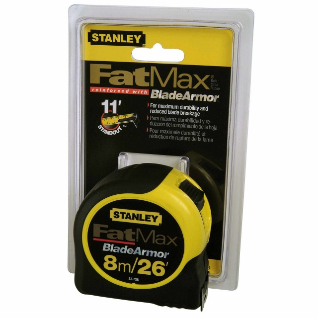 STANLEY STANLEY 0 33 726 Fatmax 8m/26' Tape with Armor
