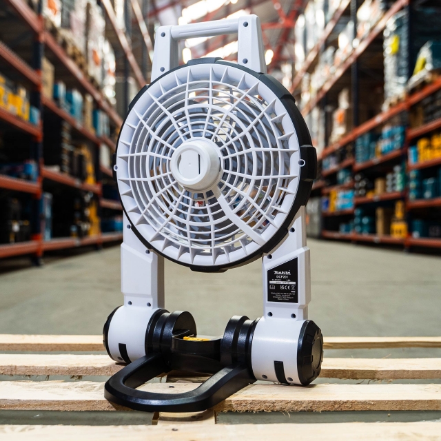 MAKITA MAKITA DCF201ZW 14v/18v/240v 250mm Portable Fan White