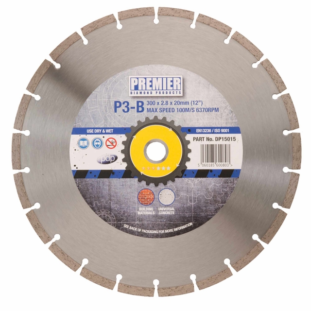 PREMIER DIAMOND PREMIER DIAMOND DP15019 350mmx20mm P3-B Diamond Blade