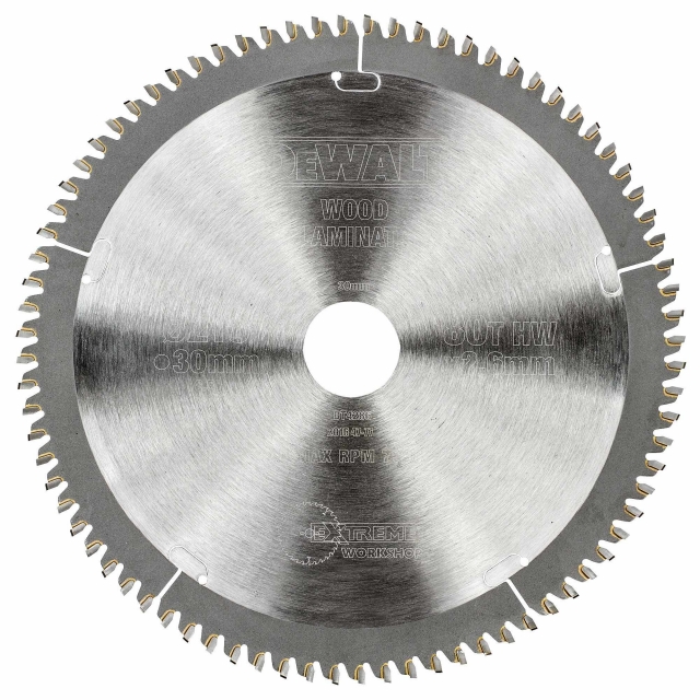 DEWALT DEWALT DT4286QZ 216x30mm 80T NEG TCG Saw Blade