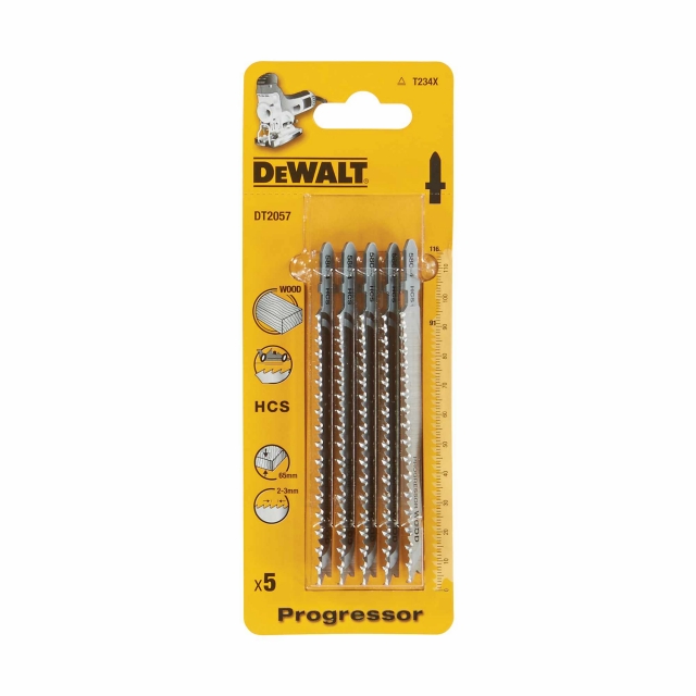 DEWALT DEWALT DT2057QZ Jigsaw Blades Wood-Progressor 5 pack