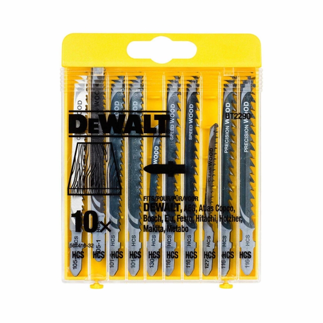 DEWALT DEWALT DT2290 Mixed Jigsaw Blades - Wood 10pk