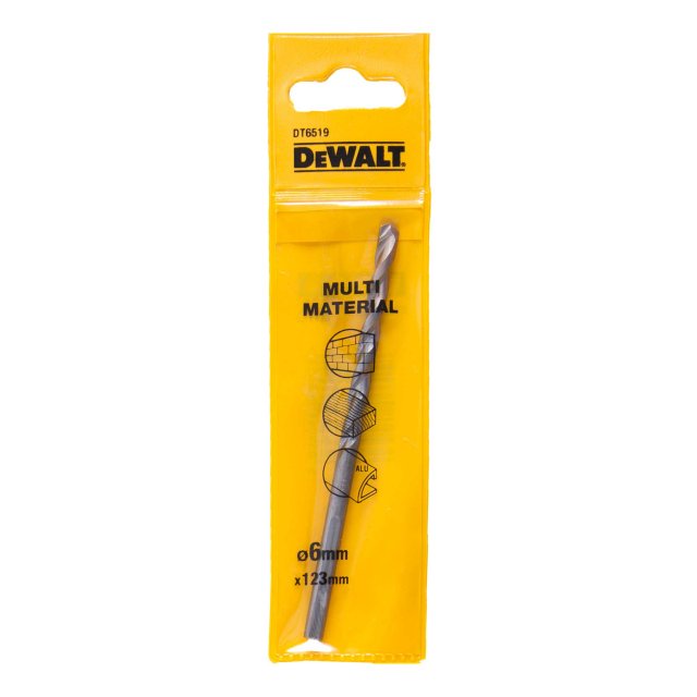 DEWALT DEWALT DT6519QZ 6mm x 123mm Multi Mat Drill Bit