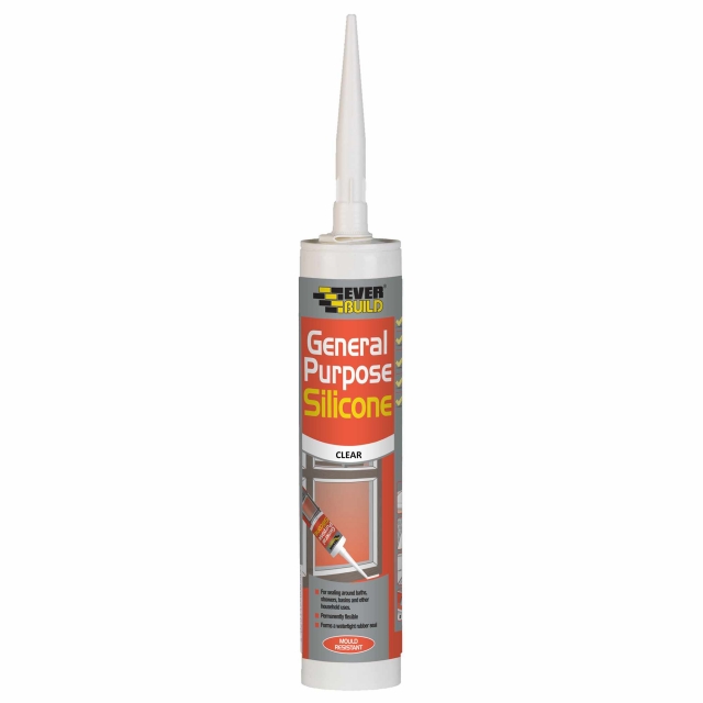 EVERBUILD EVERBUILD GPSTR General Purpose Silicone - Clear