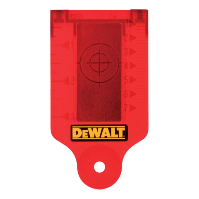 DEWALT DEWALT DE0730 Laser Target Card