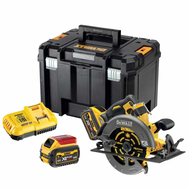 DEWALT DEWALT DCS578T2 54v Flexvolt Brushless Circular Saw with 2x6ah Batteries