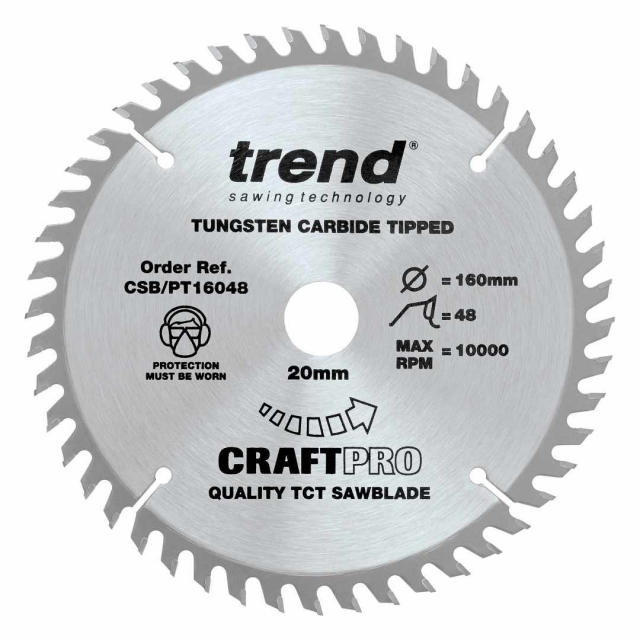 TREND TREND CSB/160/3PK 160mm Craft Saw Blade 3pk