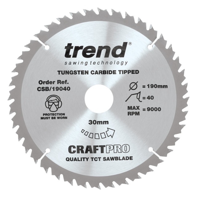 TREND TREND CSB/190/3PK 190mm Craft Saw Blade 3pk
