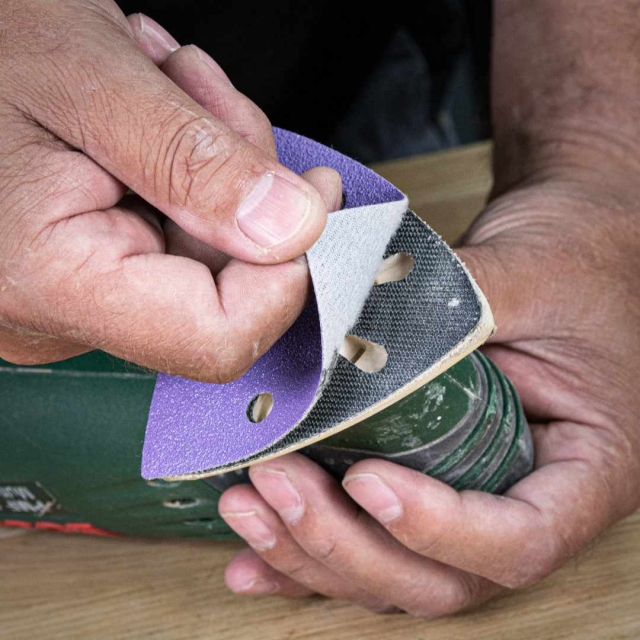 TREND TREND AB/OSC/180A Delt Sand Sheet 93mm 180G 10pk