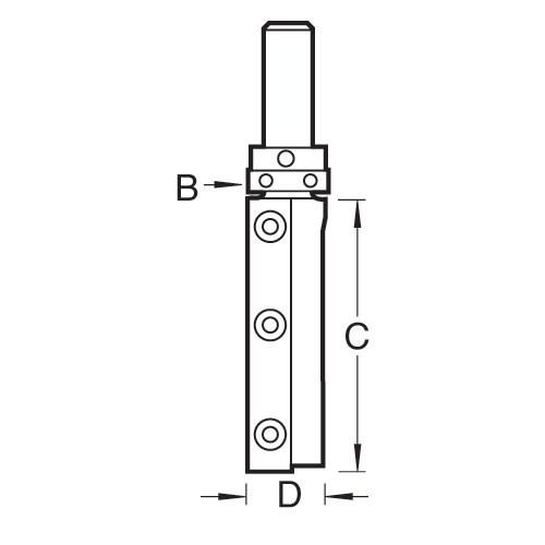 TREND TREND RT/72X1/2TC Rota-Tip Profiler 19.1x50mm