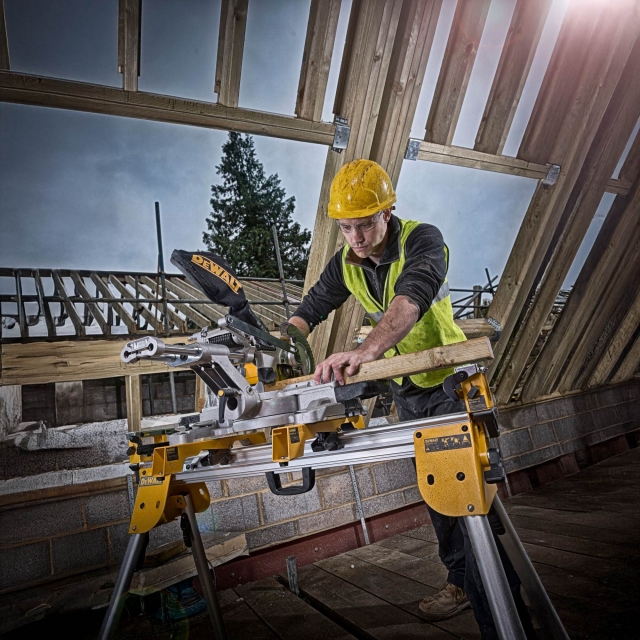 DEWALT DEWALT DCS365M2 18v 184mm Mitre Saw with 2x4ah Li-ion Batteries