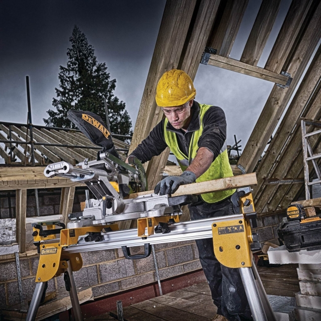 DEWALT DEWALT DCS365M2 18v 184mm Mitre Saw with 2x4ah Li-ion Batteries