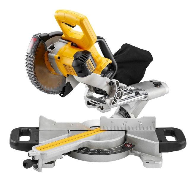 DEWALT DEWALT DCS365M2 18v 184mm Mitre Saw with 2x4ah Li-ion Batteries