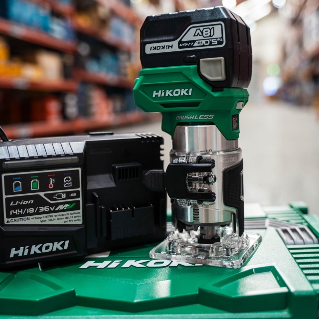 HiKOKI HIKOKI M1808DAJPZ 18v Trimmer with 1x5ah Battery