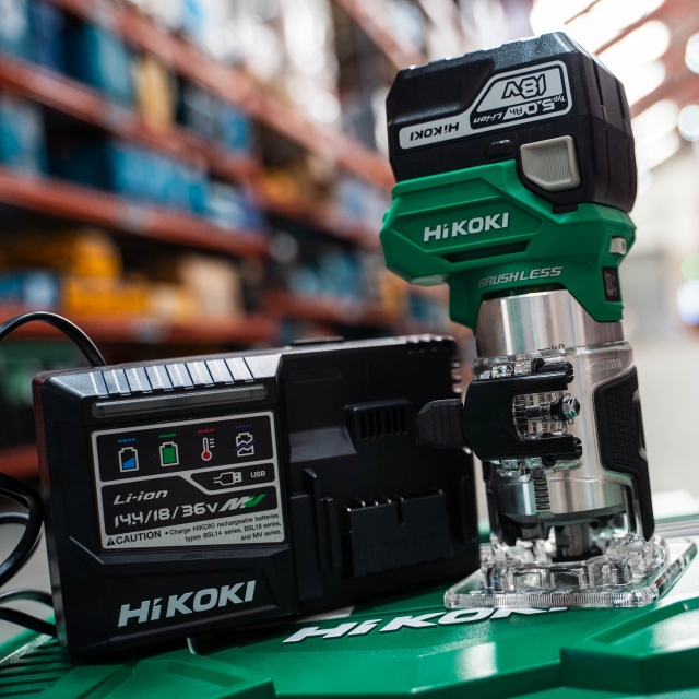 HiKOKI HIKOKI M1808DAJPZ 18v Trimmer with 1x5ah Battery