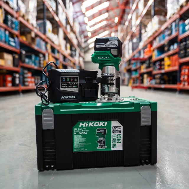 HiKOKI HIKOKI M1808DAJPZ 18v Trimmer with 1x5ah Battery